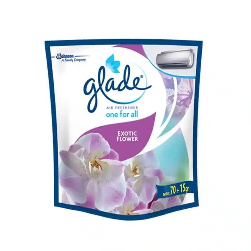 خوشبو کننده هوا گلید Glade مدل One For All رایحه Exotic Flower — تصویر ۲