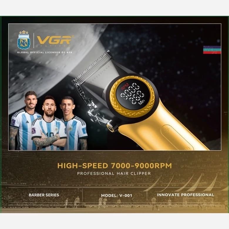 ماشین اصلاح و حجمزن vgr 001 رنگ طلایی — تصویر ۲