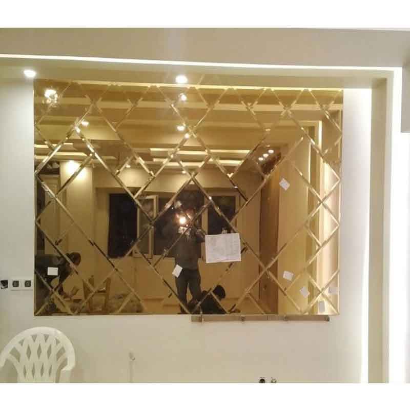 آینه دکوراتیو طرح آجری اریب — تصویر ۲