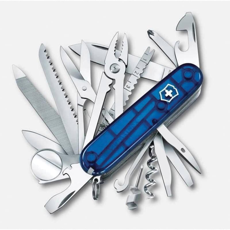 چاقو ویکتورینوکس مدل SWISS CHAMP Blue Trans رفرنس 1.6795.T2 — تصویر ۲
