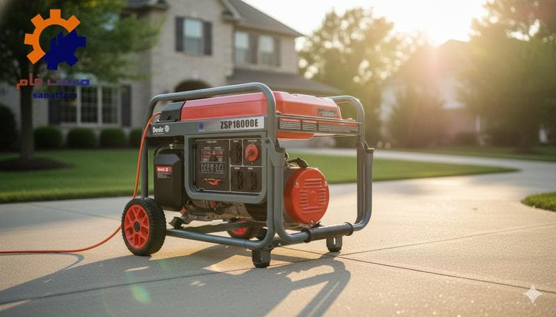 موتور برق 10.0 کیلو وات بنزینی دنیز مدل ZSP18000E