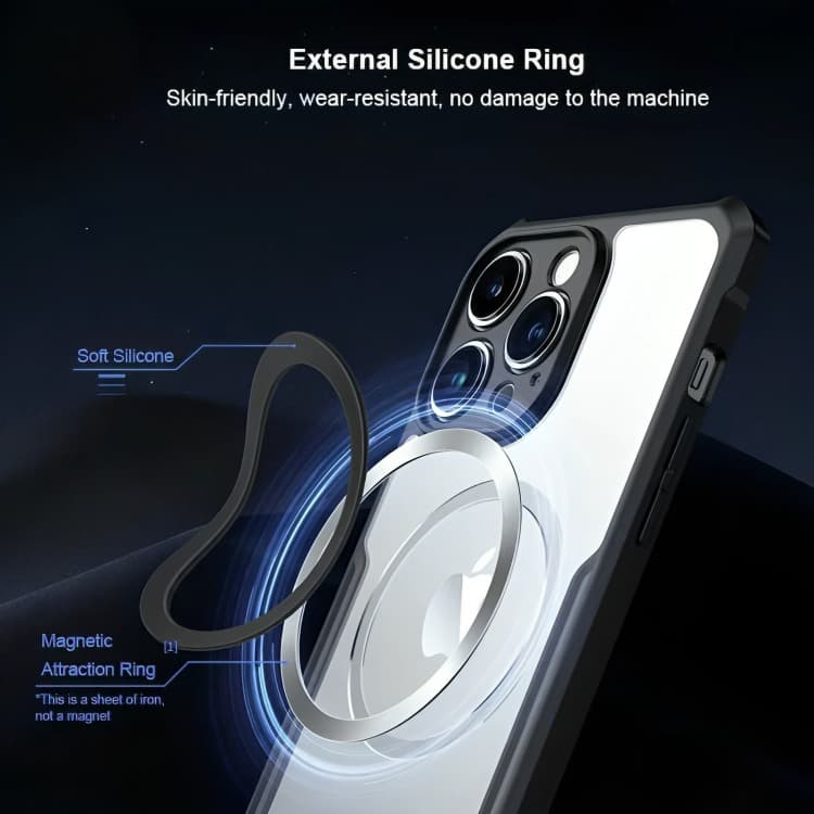 کاور ژاند مدل Magnetic Holder مناسب برای گوشی موبایل اپل iPhone 15 — تصویر ۳