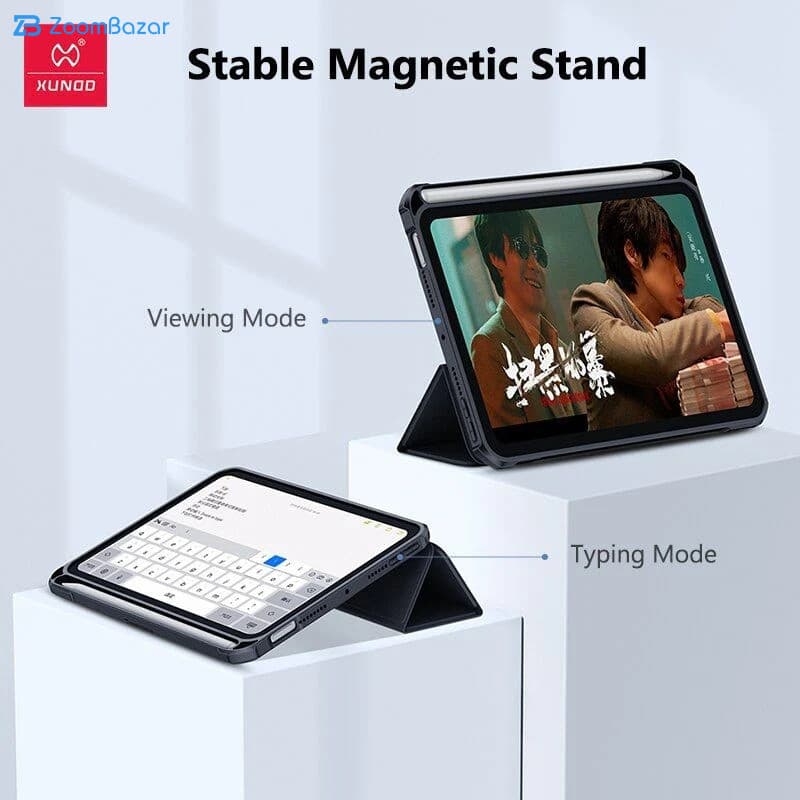 کیف کلاسوری ژاند مدل Beatle Leather مناسب برای تبلت اپل Apple iPad 2022 10th Generation-10.9 inch، Apple iPad 11 2025-11 Inch — تصویر ۶