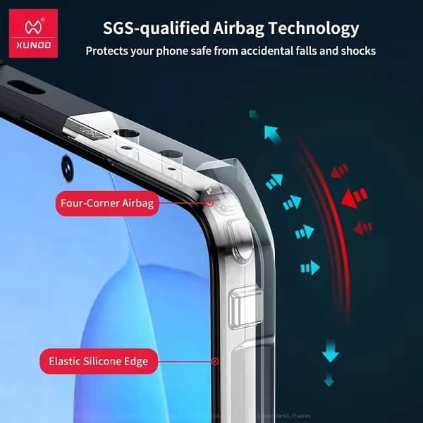 کاور ژاند مدل XUNDD Beatle مناسب برای گوشی موبایل شیائومی Redmi Note 13 Pro 4G / Poco M6 Pro 4G — تصویر ۳