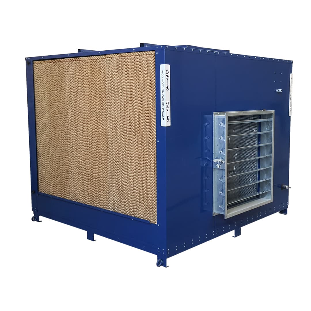 زنت 20000 cfm | گرمایش کویل آب گرم و سرمایش تبخیری