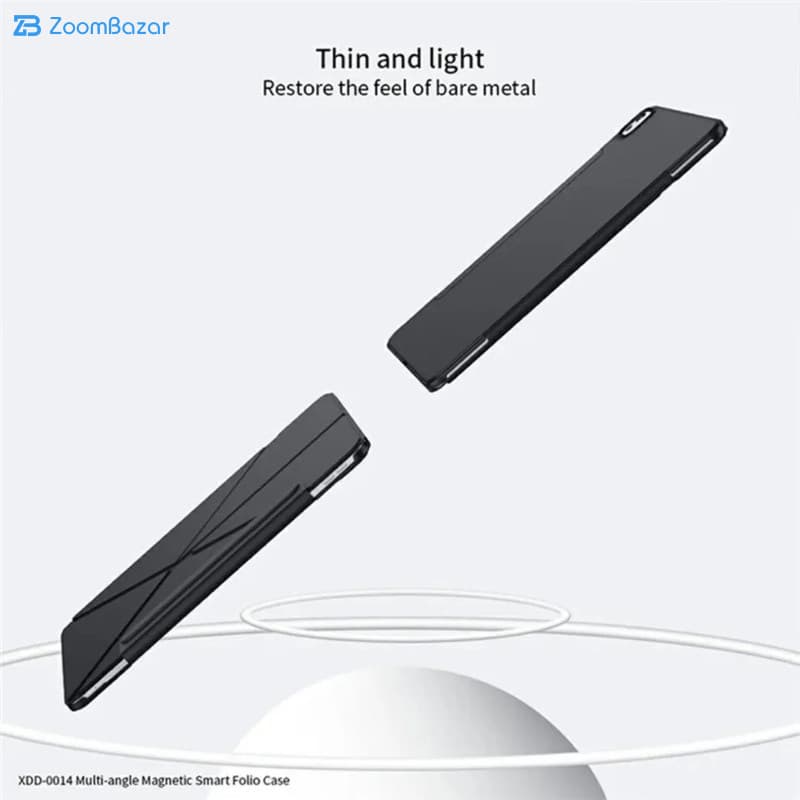 کیف کلاسوری ژاند مدل Multi Angle Magnetic Smart Folio مناسب برای تبلت Apple iPad Air 2025-13 Inch، Apple iPad Air 2024-13 Inch، Apple iPad Pro 2022-13 Inch — تصویر ۵