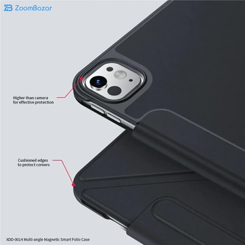 کیف کلاسوری ژاند مدل Multi Angle Magnetic Smart Folio مناسب برای تبلت Apple iPad Air 2025-13 Inch، Apple iPad Air 2024-13 Inch، Apple iPad Pro 2022-13 Inch — تصویر ۱۰