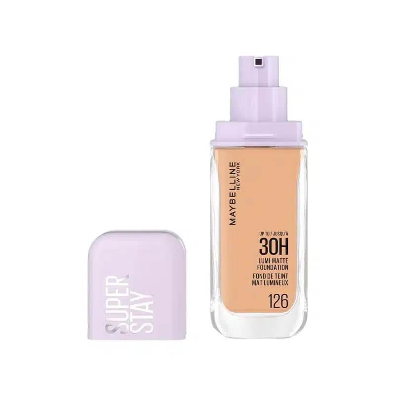 کرم پودر مات 30 ساعته میبلین Maybelline مدل Super Stay Lumi-Matte کد 126