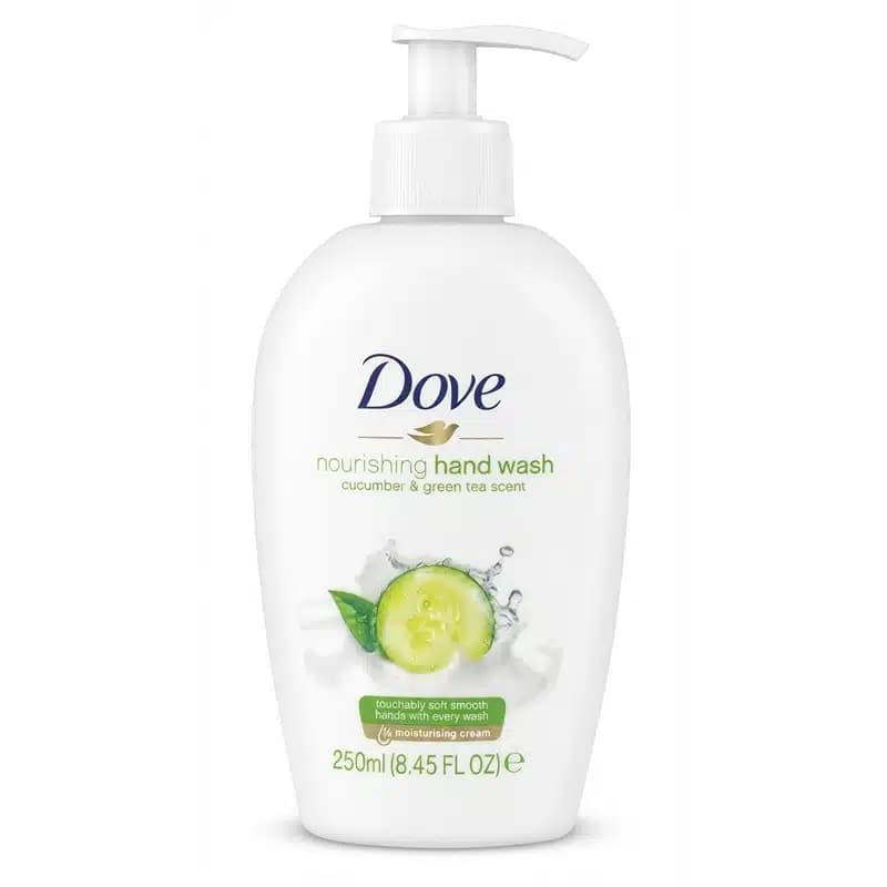 مایع دستشویی داو Dove مدل Nourishing رایحه Cucumber & Green Tea(250 میل)