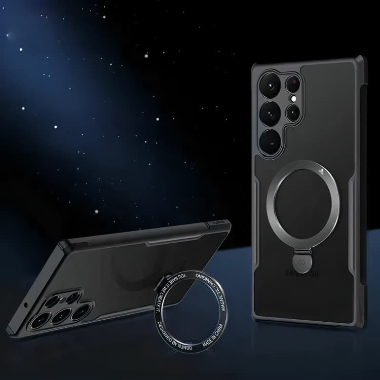 کاور ژاند مدل Magnetic Holder مناسب برای گوشی موبایل سامسونگ Galaxy S24 Ultra — تصویر ۳