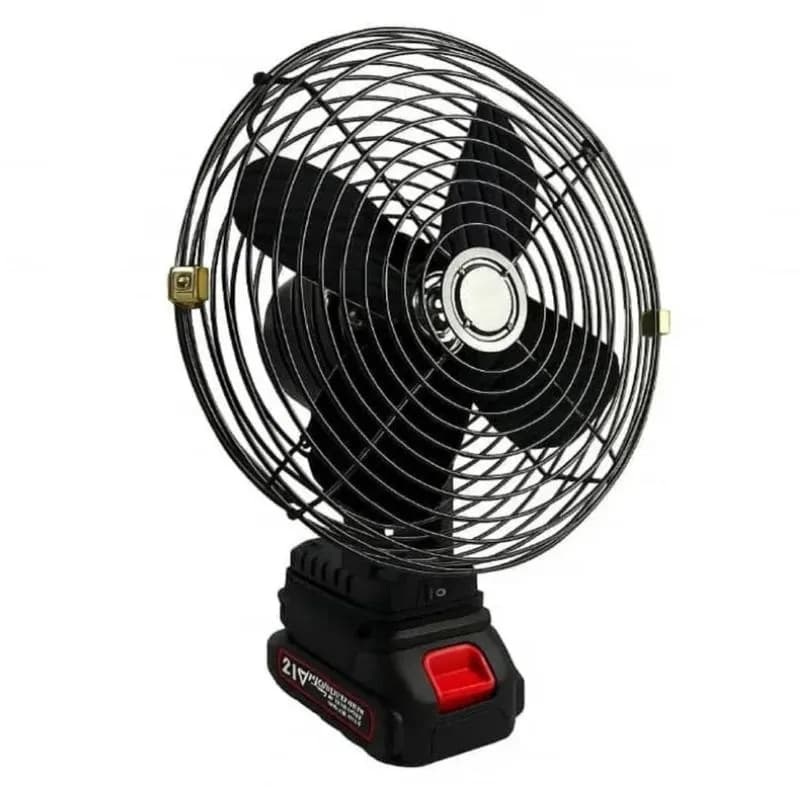 پنکه شارژی Lithium Electric Fan فلزی با باتری لیتیومی و USB — تصویر ۳