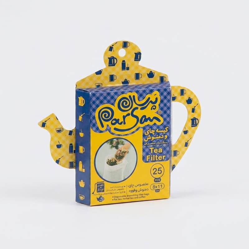 فیلتر چای پرسان کد 500411 بسته 25 عددی — تصویر ۲