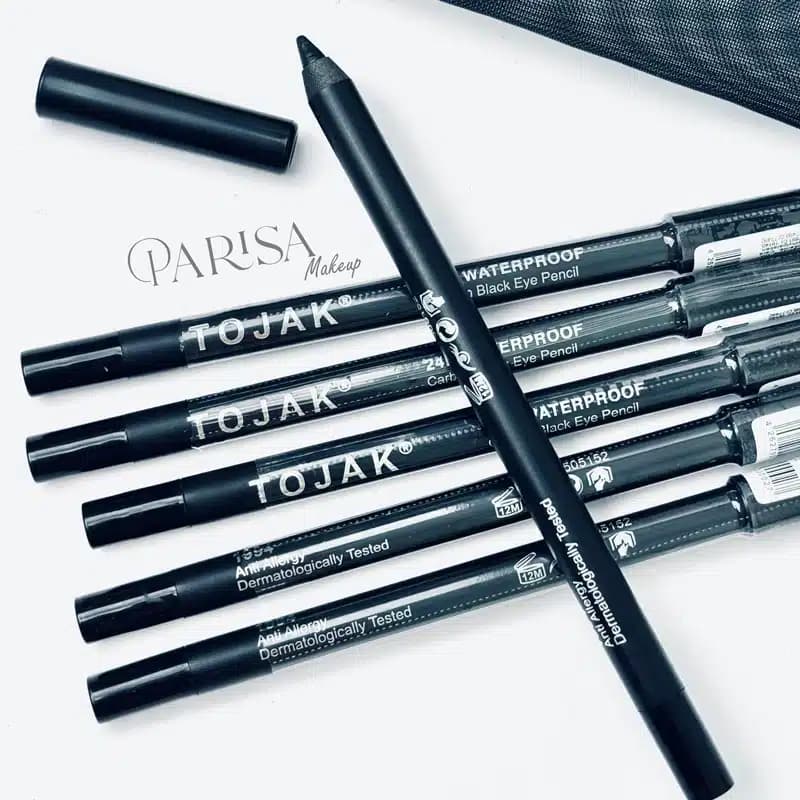 مداد چشم ضدآب 24 ساعته توجاک Tojak مدل Carbon Black — تصویر ۳