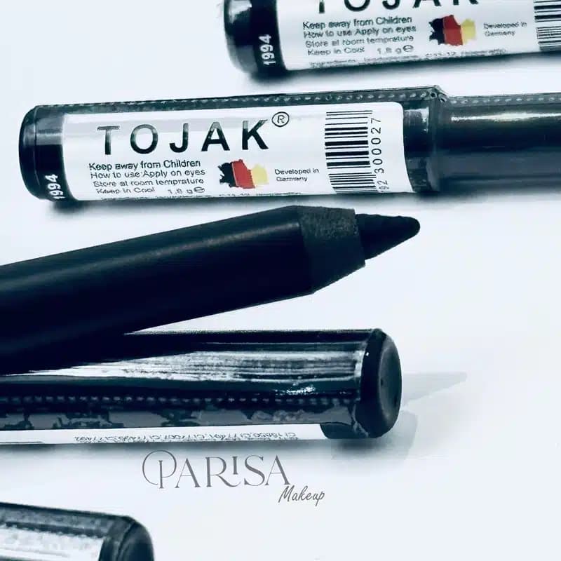 مداد چشم ضدآب 24 ساعته توجاک Tojak مدل Carbon Black — تصویر ۴