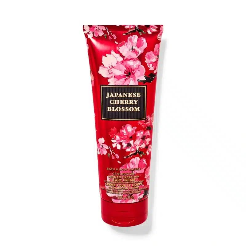 کرم بدن آبرسان بث اند بادی Bath & Body Ultimate Hydration Body Cream مدل Japanese Cherry Blossom (226 گرم)
