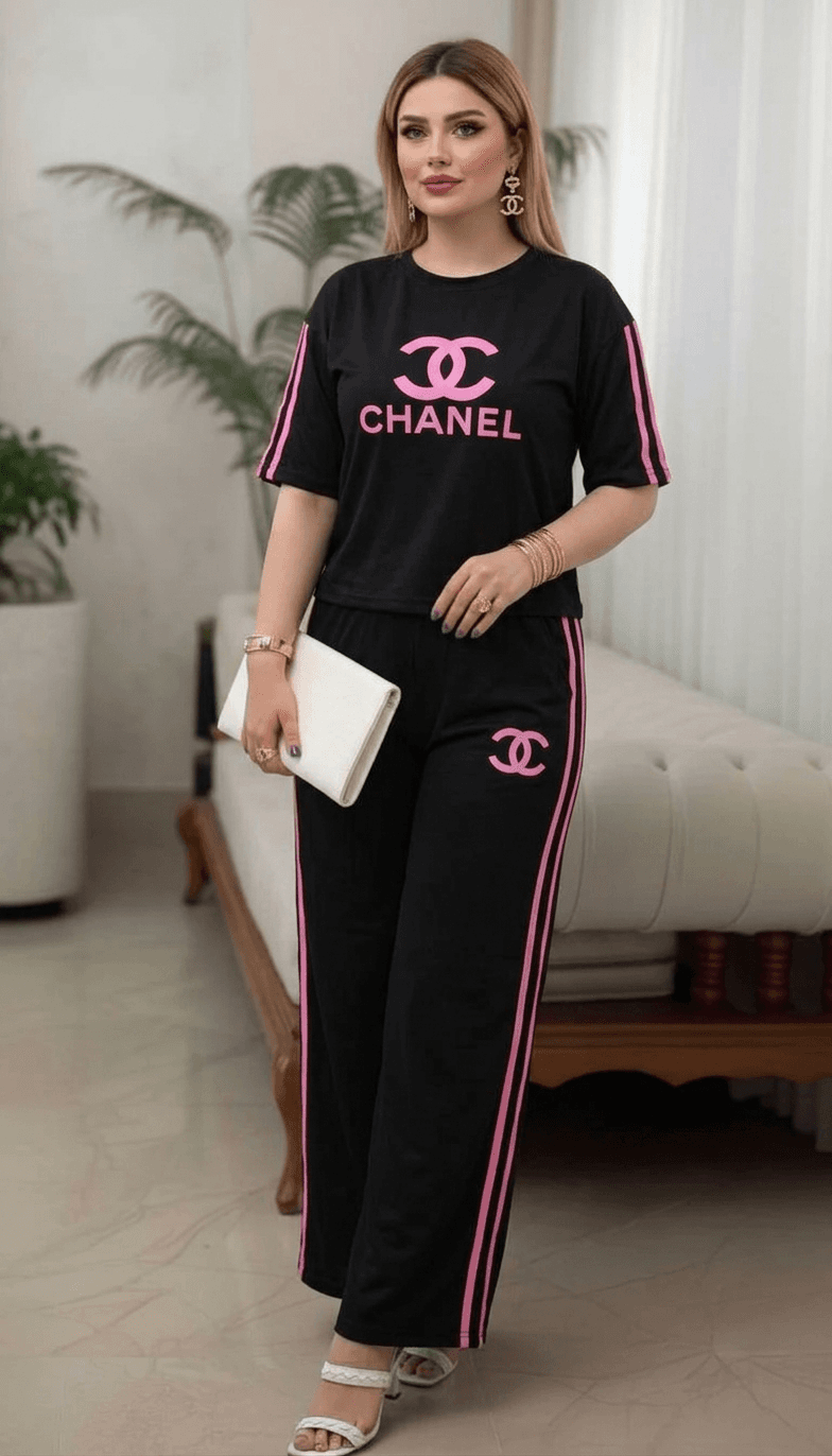 ست تیشرت و شلوار زنانه طرح شنل جنس نخ پنبه گلکسی (کد: ۱۱۸۳۰)