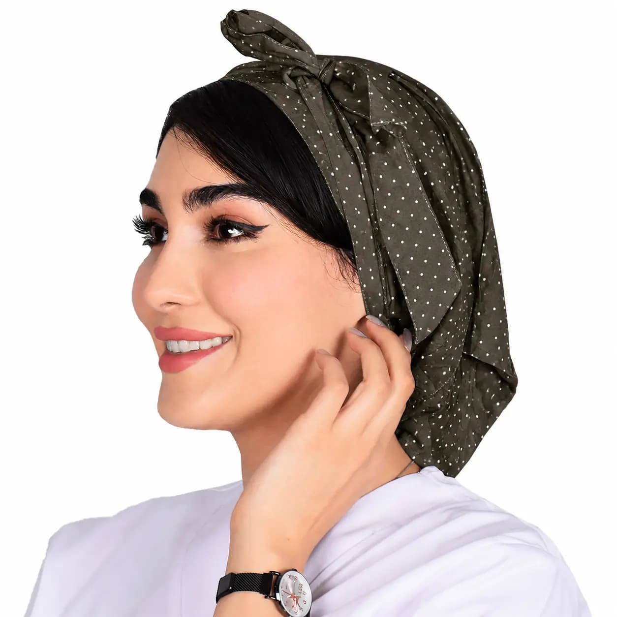 کلاه حجاب طرحدار کد 213 — تصویر ۳
