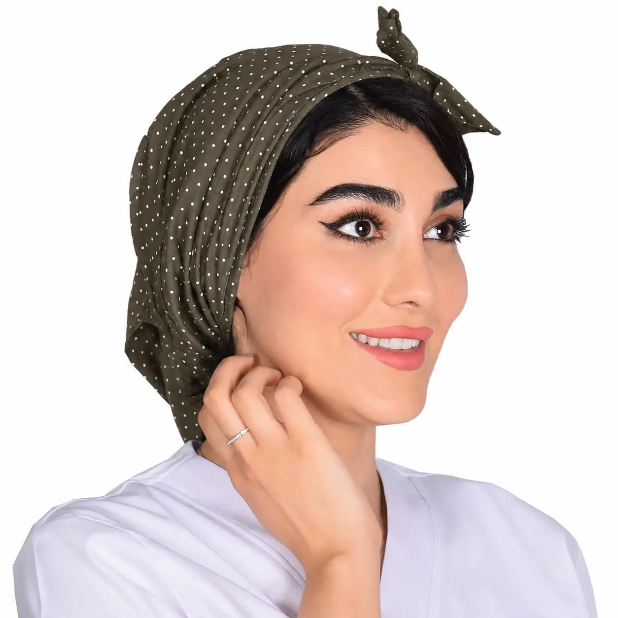 کلاه حجاب طرحدار کد 213
