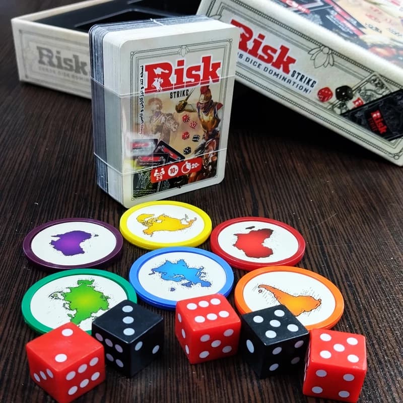 ریسک تهاجمی : نسخه تند و تیز کارتی و تاسی ریسک | Risk Strike (مستر گیمر) — تصویر ۵