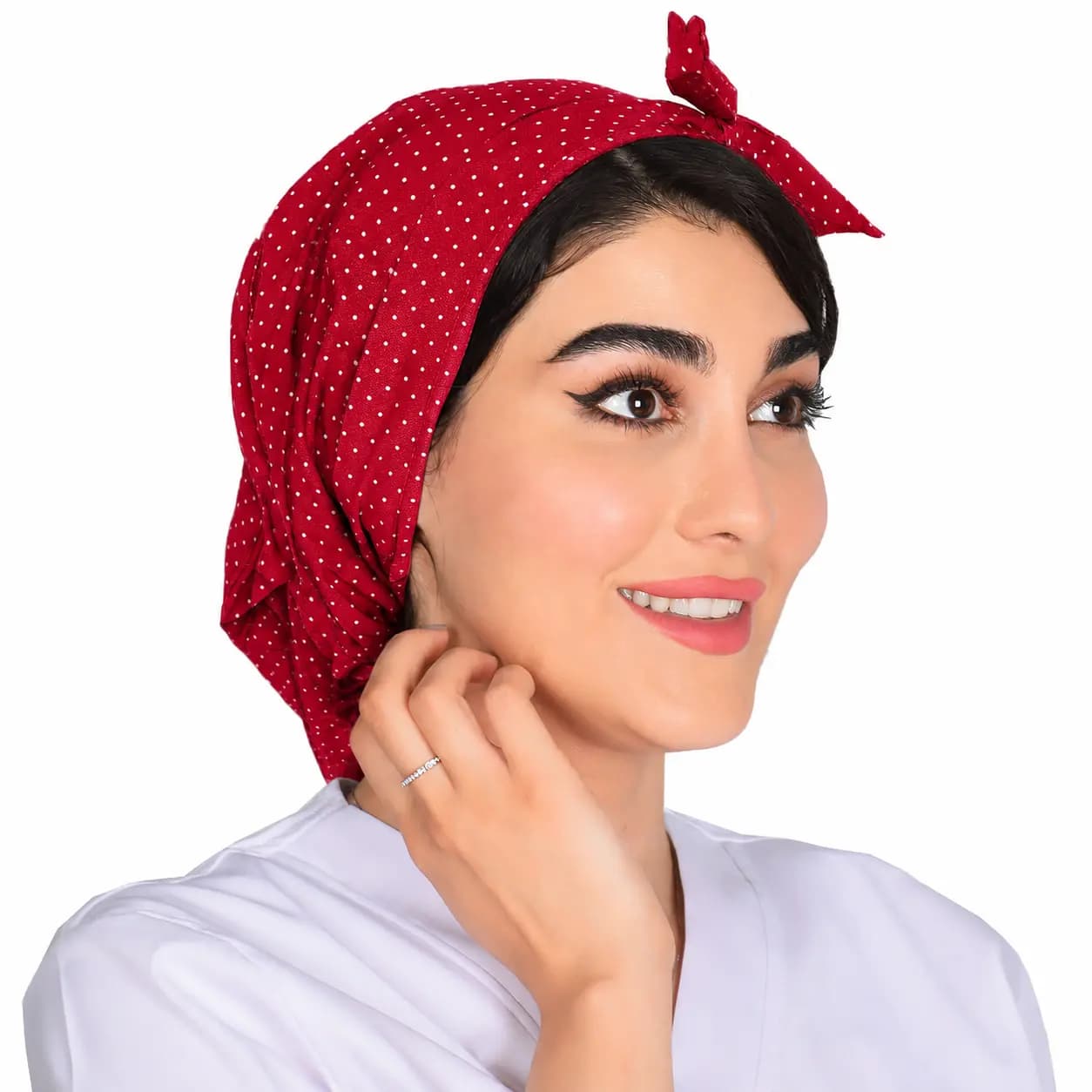 کلاه حجاب طرحدار کد 214