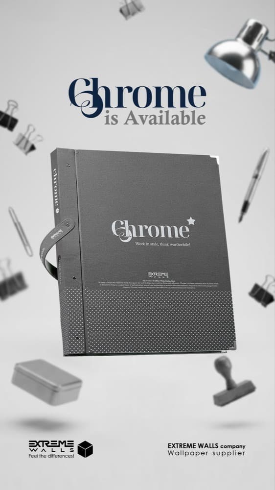 کاغذدیواری کروم اکستریم chrome