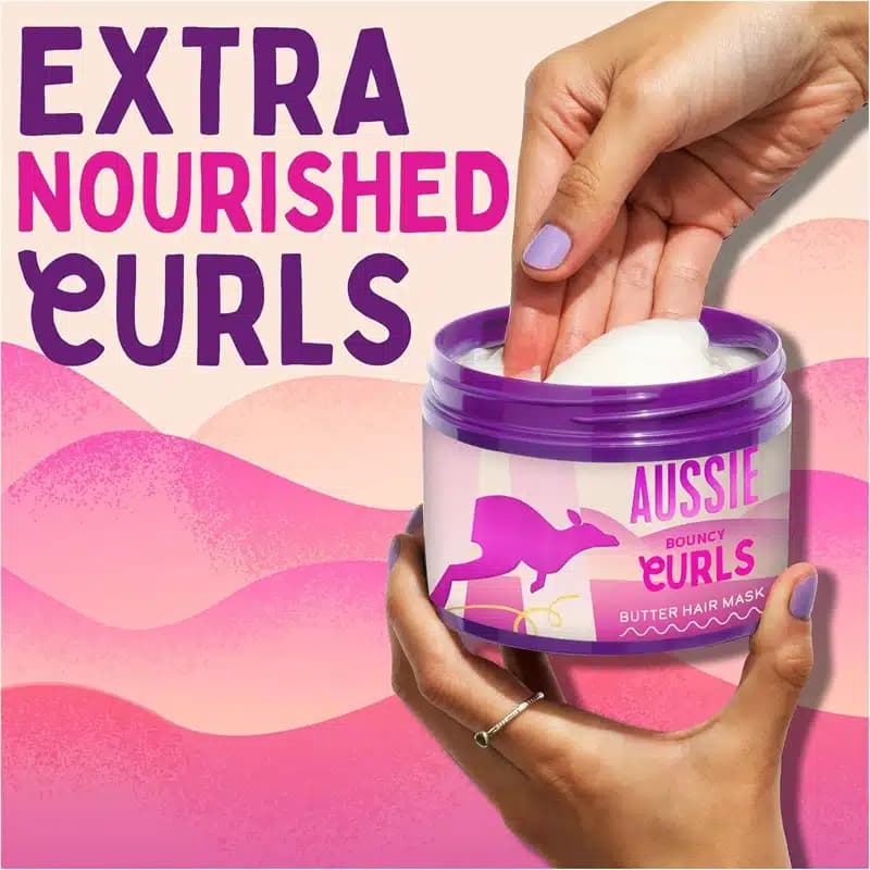ماسک موی فر آزی Aussie مدل Bouncy Curls Butter Hair Mask(450 میل) — تصویر ۳