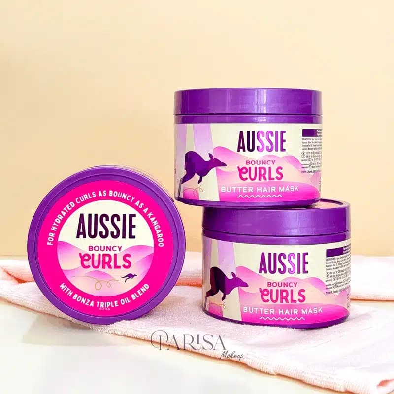 ماسک موی فر آزی Aussie مدل Bouncy Curls Butter Hair Mask(450 میل) — تصویر ۲