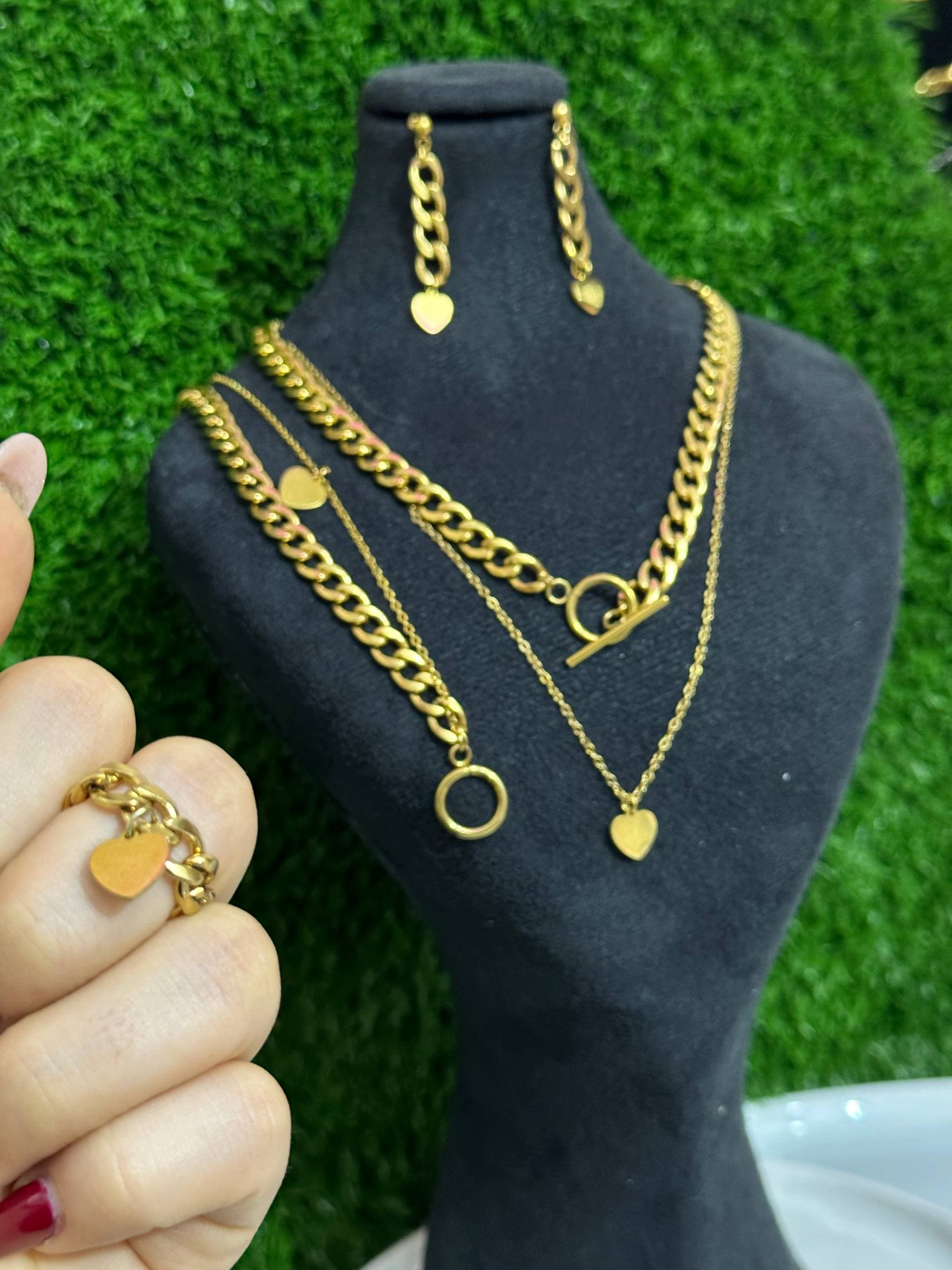 سرویس کامل کارتیر با آویز قلب