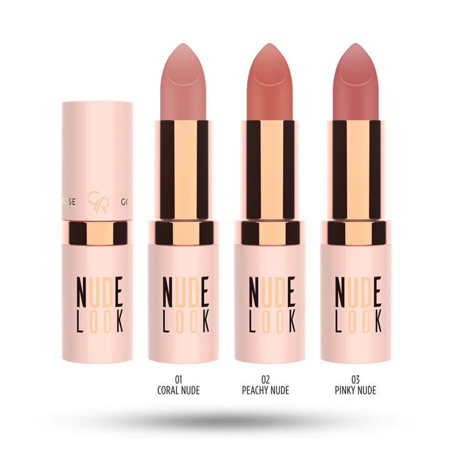رژ لب جامد گلدن رز Nude Look — تصویر ۲