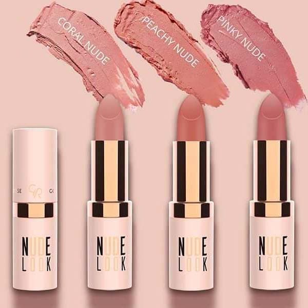 رژ لب جامد گلدن رز Nude Look — تصویر ۹
