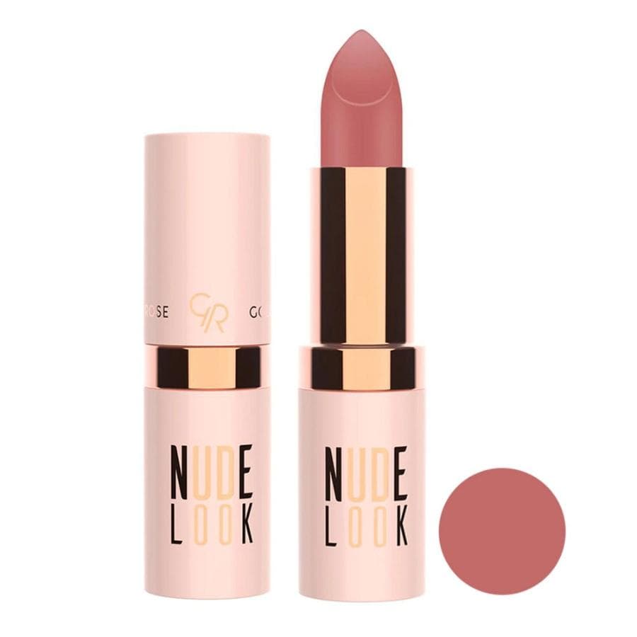 رژ لب جامد گلدن رز Nude Look — تصویر ۵