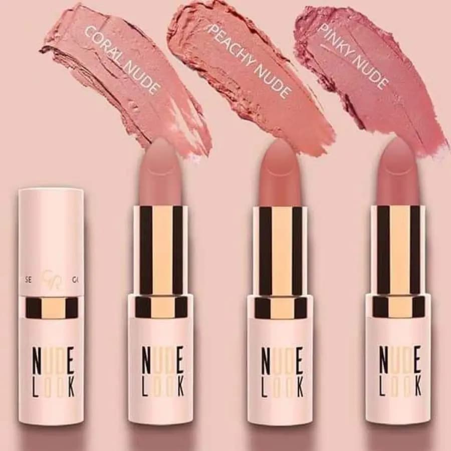 رژ لب جامد گلدن رز Nude Look — تصویر ۷