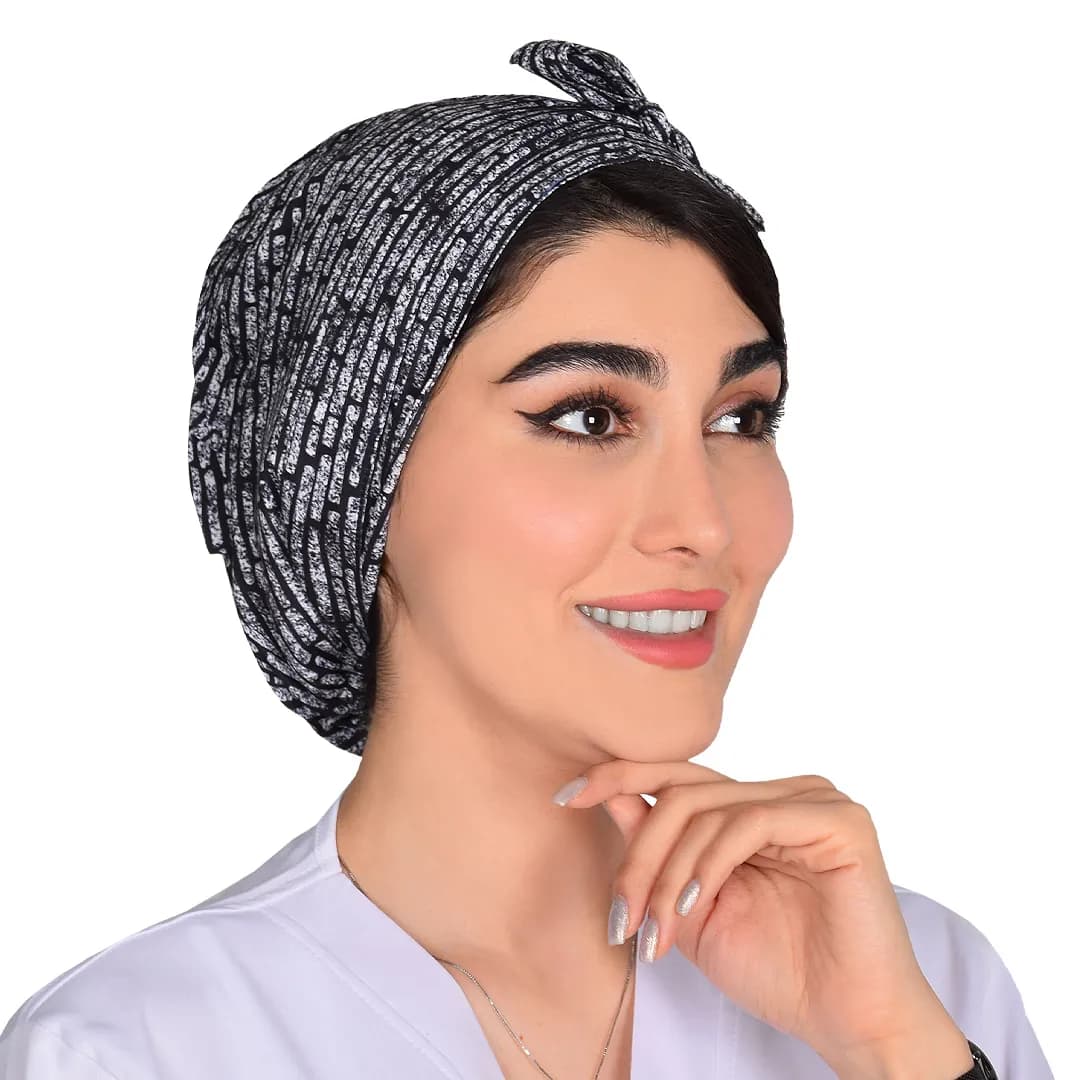 کلاه حجاب طرحدار کد 182