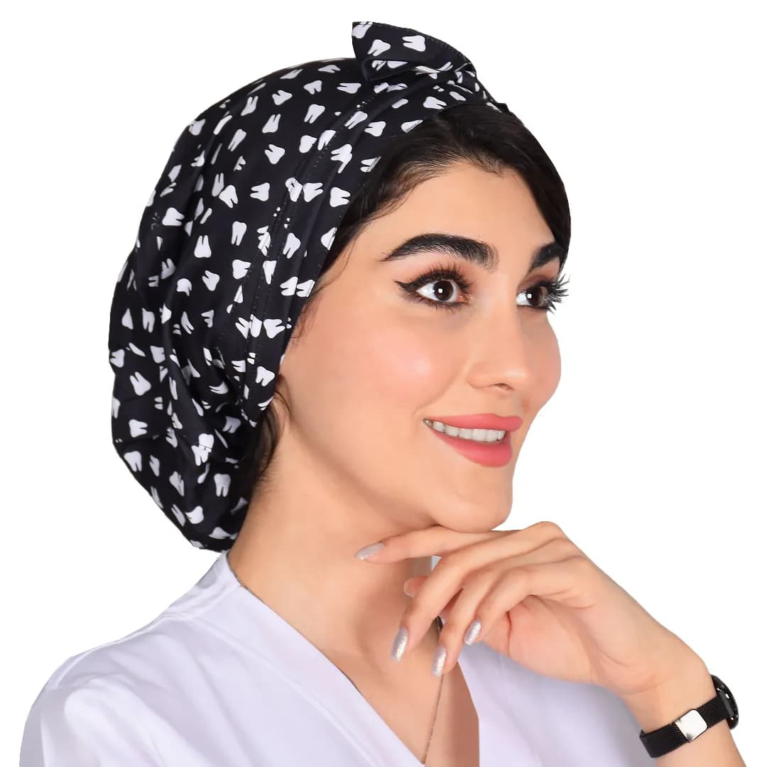 کلاه حجاب طرحدار کد 187