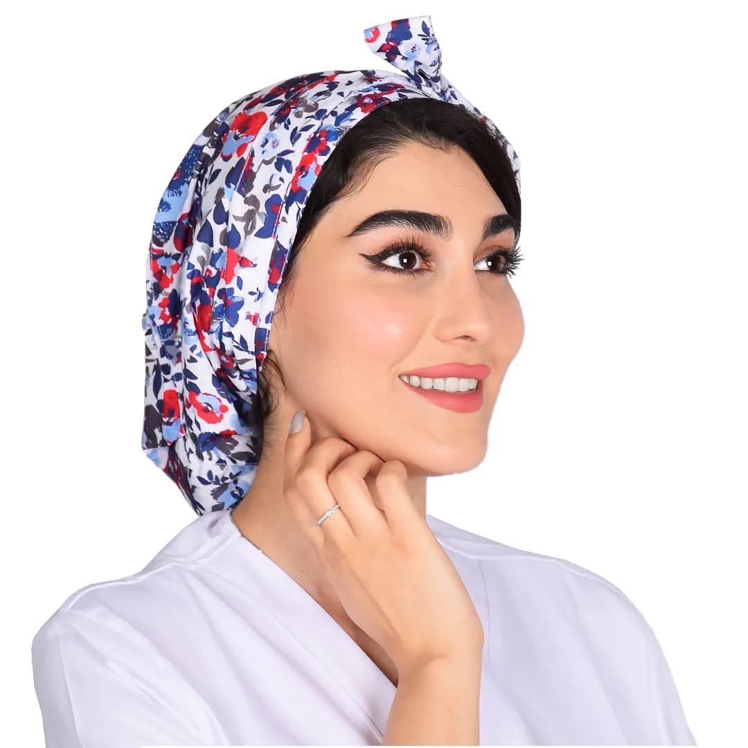 کلاه حجاب طرحدار کد 197