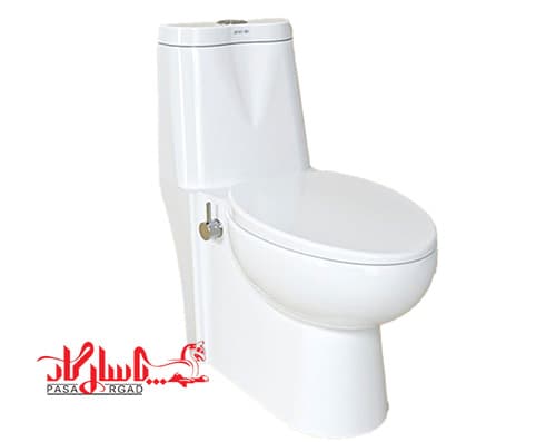 توالت فرنگی چینی کرد طاووس بیده دار