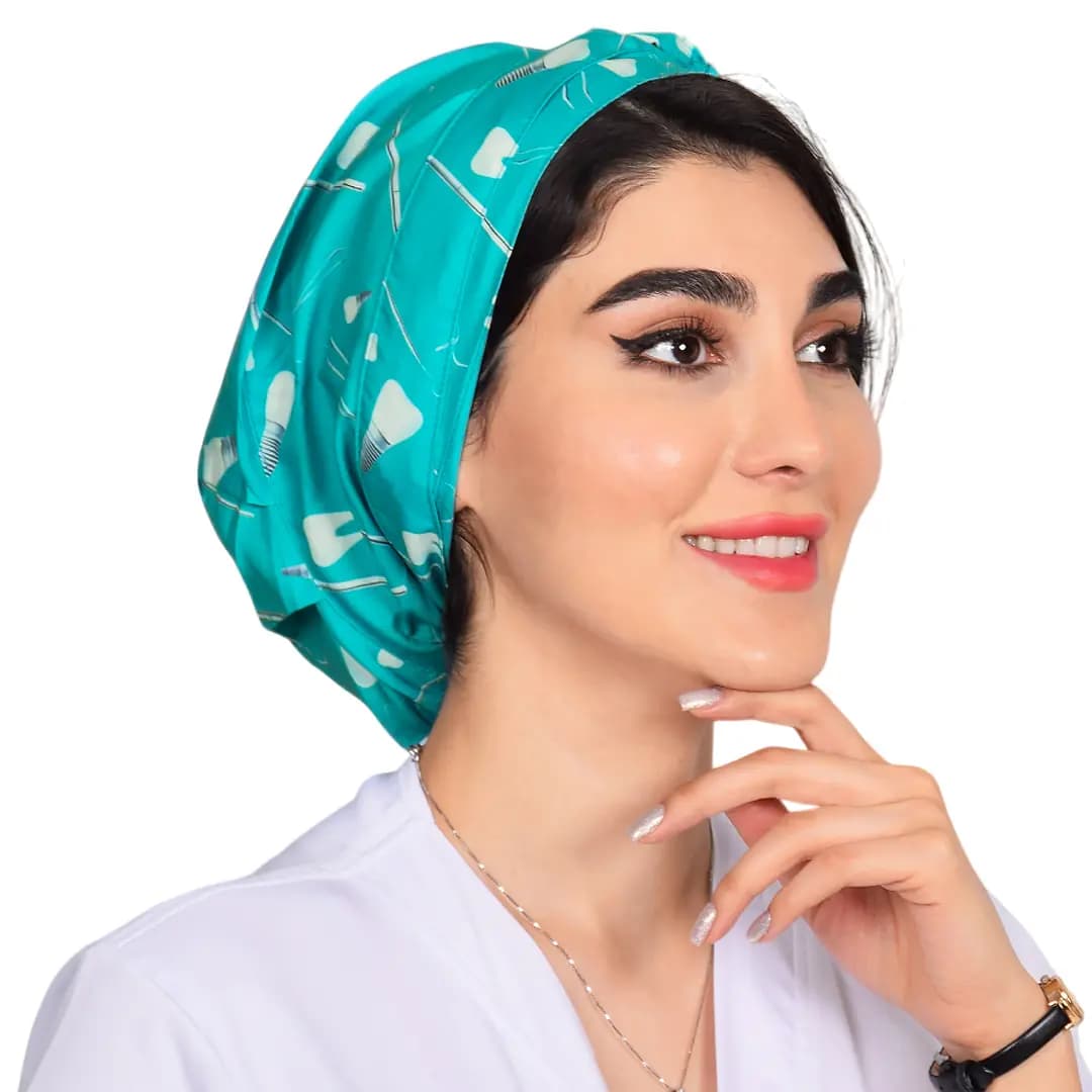 كلاه حجاب طرح دار کد 178