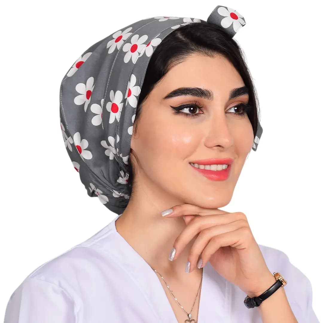 كلاه حجاب طرح دار کد 157