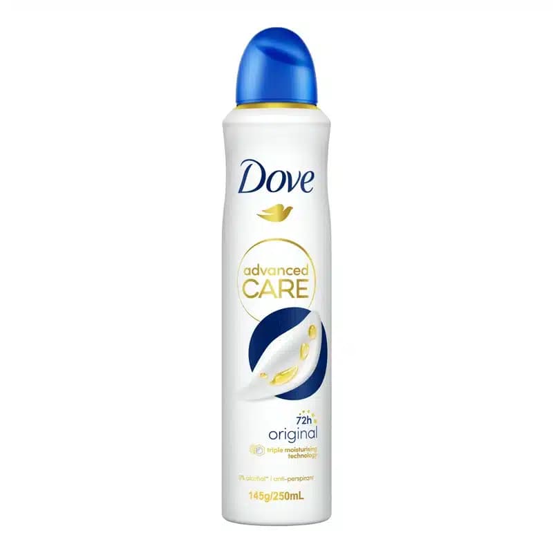 اسپری ضدتعریق 72 ساعته داو DOVE مدل Advanced Care Original(250 میل) ساخت انگلیس