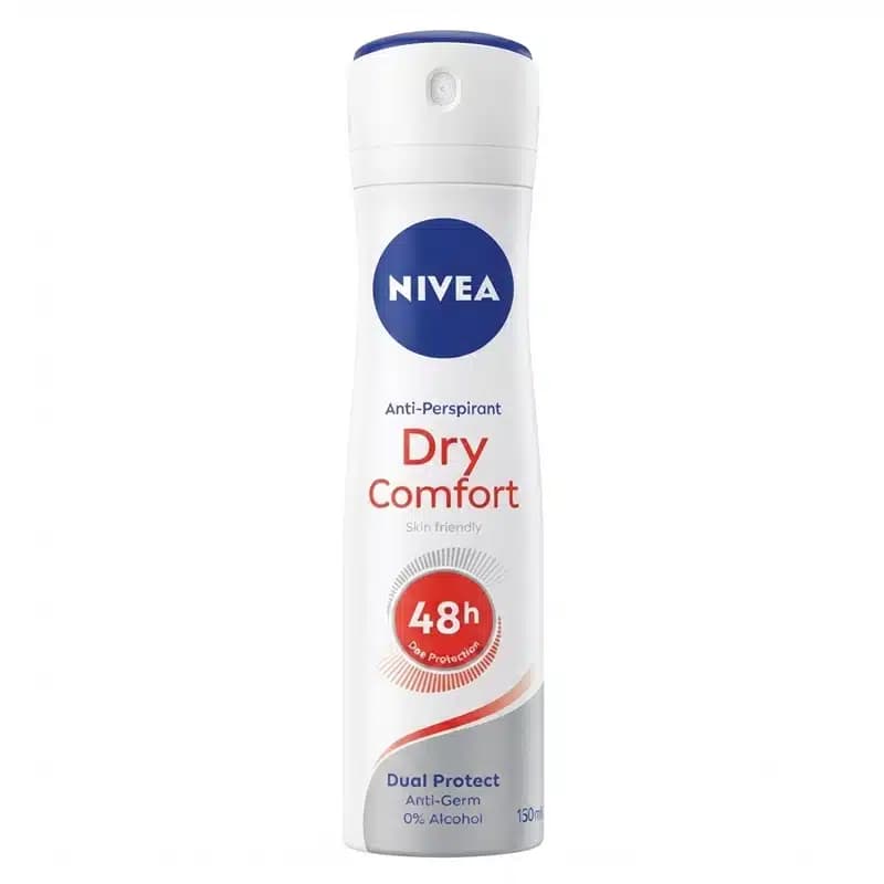 اسپری ضدتعریق 48 ساعته نیوآ Nivea مدل Dry Comfort(150 میل)