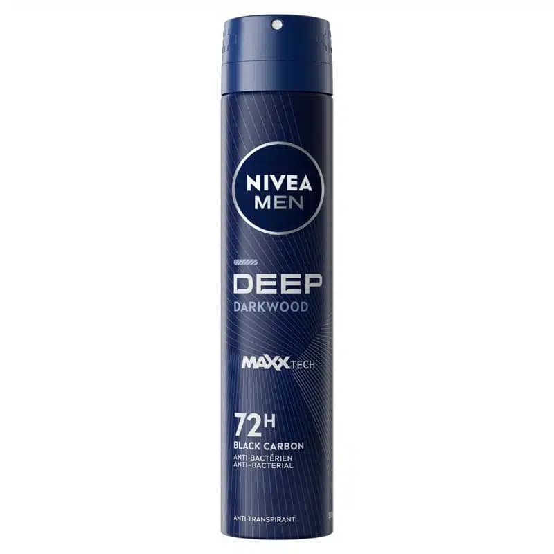 اسپری ضدتعریق 72 ساعته مردانه نیوآ Nivea Men مدل Deep Darkwood(200 میل)