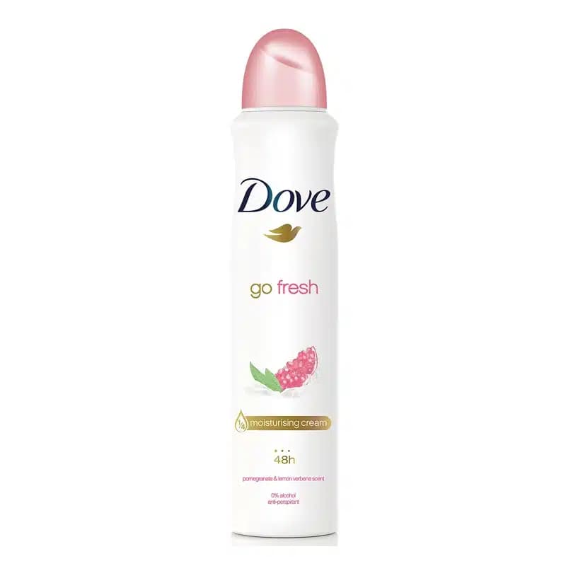 اسپری ضدتعریق 48 ساعته داو DOVE مدل Go Fresh رایحه انار و به لیمو(250 میل) ساخت انگلیس