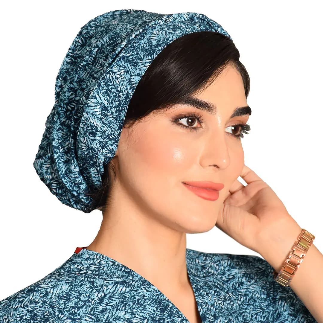کلاه حجاب طرح دار کد 148