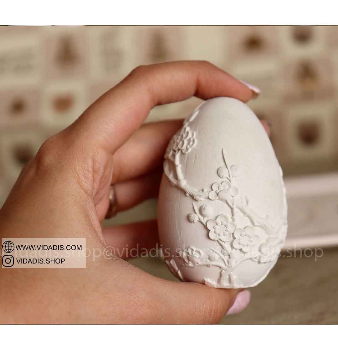 قالب سیلیکونی تخم مرغ گل و شاخه