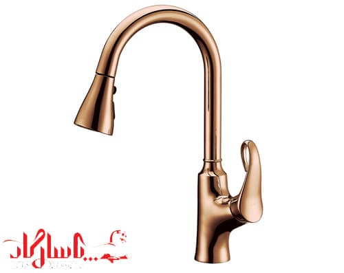 کرومات شیر آشپزخانه (ظرفشویی) مدل شاوری 3292rg — تصویر ۲