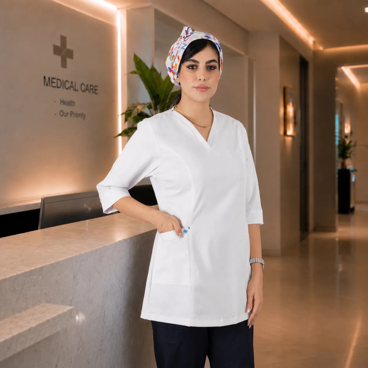 تونيك تك برند سينوهه مدل (uflex) سفيد