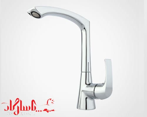 راسان شیر ظرفشویی اهرمی لوتوس کروم