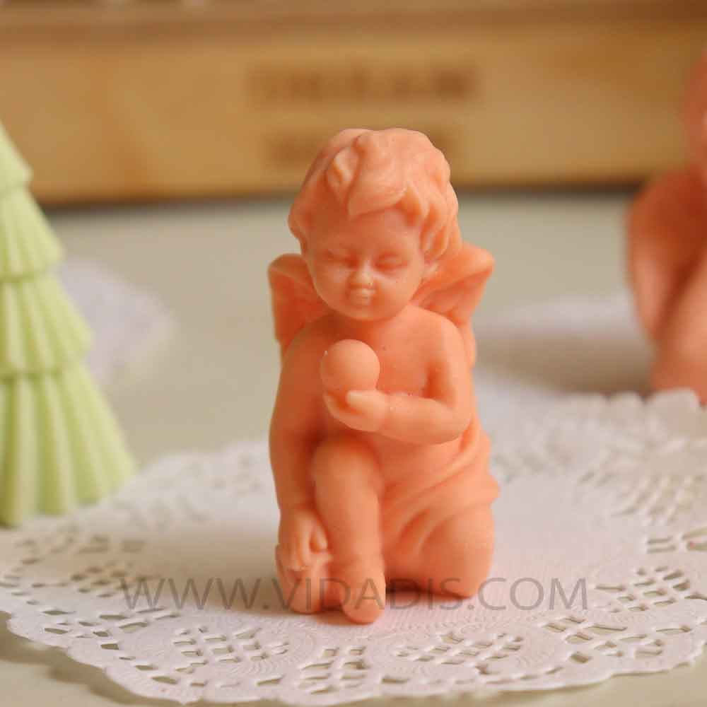 قالب سیلیکونی فرشته نشسته و گوی