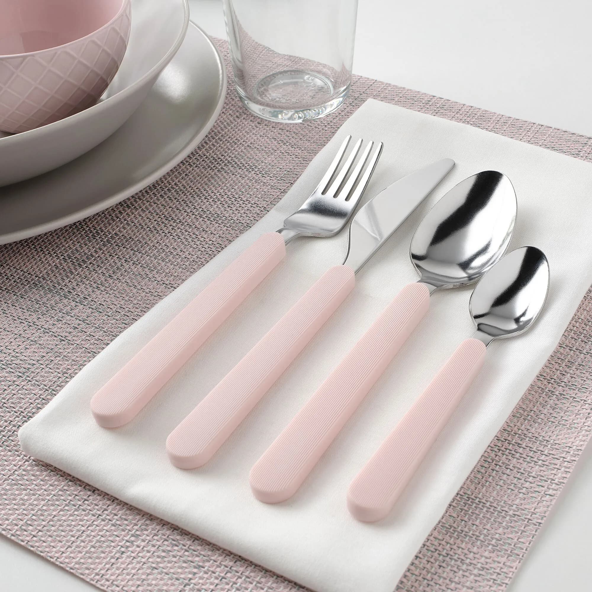 سرویس قاشق و چنگال 16 پارچه ایکیا مدل UPPHÖJD کد 404.763.93 — تصویر ۴