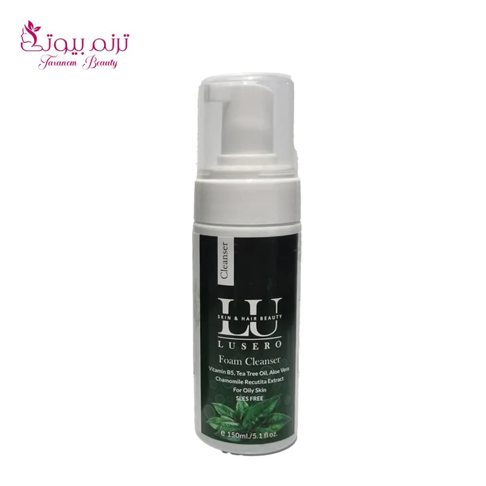 فوم پوست چرب درخت چای 150 میل لوسرو Lusero Tea tree oily skin foam